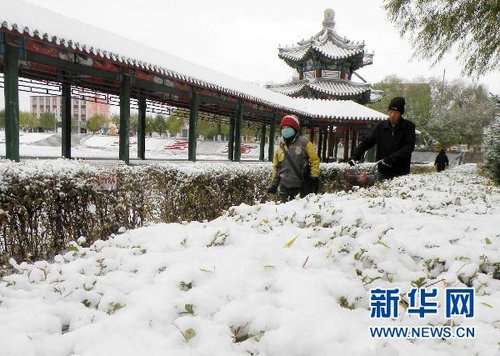 哈爾濱、大慶降下今年入冬以來第一場雪