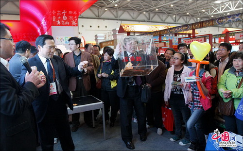 中國國內(nèi)旅交會：周村古商城亮點紛呈 搶人眼球 張紅霞 攝