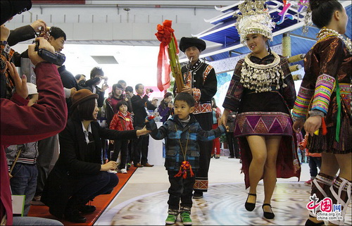 中國國內(nèi)旅交會：周村古商城亮點紛呈 搶人眼球 張紅霞 攝