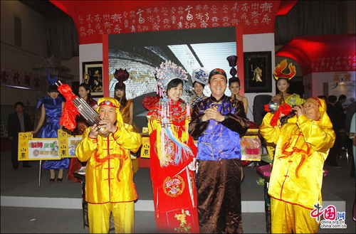 中國國內(nèi)旅交會：周村古商城亮點紛呈 搶人眼球 張紅霞 攝