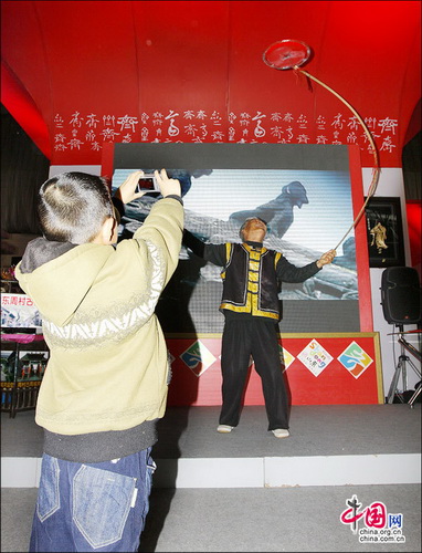 中國國內(nèi)旅交會：周村古商城亮點紛呈 搶人眼球 張紅霞 攝