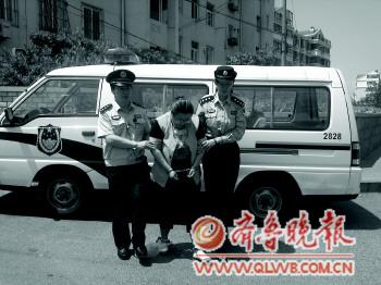 安某被警方抓獲歸案。劉騰騰攝