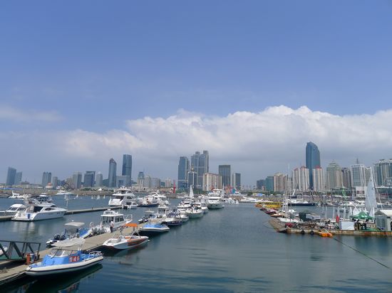 乘海上游輪游青島 實拍世界最美海灣風(fēng)光
