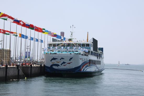 乘海上游輪游青島 實拍世界最美海灣風(fēng)光