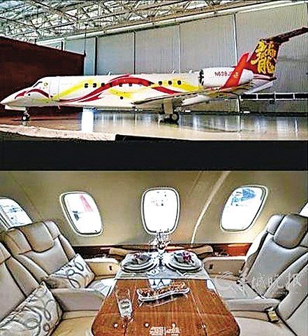 中國有私人飛機的明星們:范冰冰章子怡在列