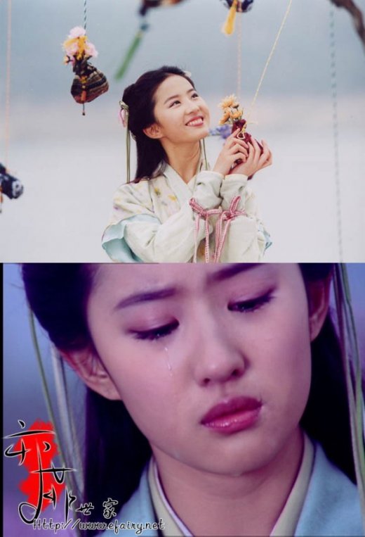 女星柔腸寸斷熒屏飆淚 盤點(diǎn)美人淚誰(shuí)更迷人