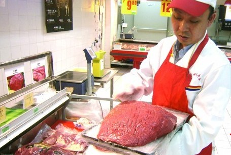 青島排酸肉熱賣(mài)稱(chēng)抗癌 實(shí)為冷鮮肉