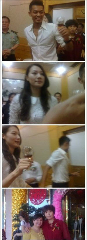 林丹謝杏芳家鄉(xiāng)辦喜宴 游街排場大　