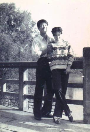 1984年10月，攝于武定門節(jié)制閘，很像山楂樹之戀