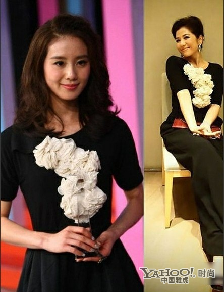 撞衫沒商量 溫碧霞PK周冬雨