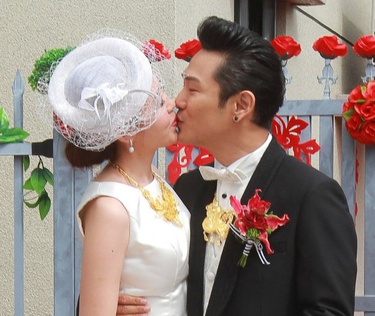 杜德偉大婚氣勢不輸晶剛