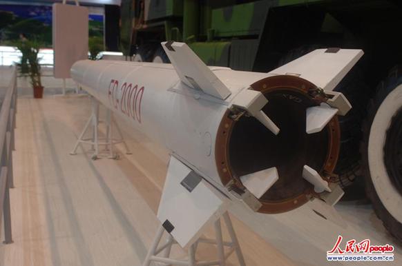 FD-2000導(dǎo)彈尾部特寫。攝影：閆嘉琪