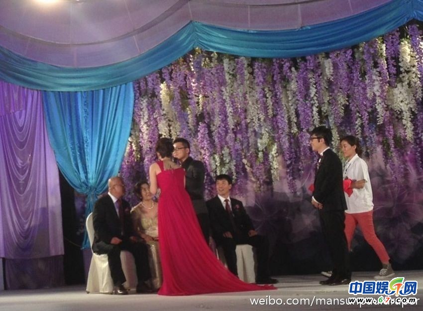 金志文金蘭三亞大婚現(xiàn)場