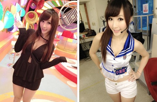 Show Girl女模“小茉莉”陳瑀希穿梭各大綜藝節(jié)目，傳和歐漢聲秘戀。（資料圖）