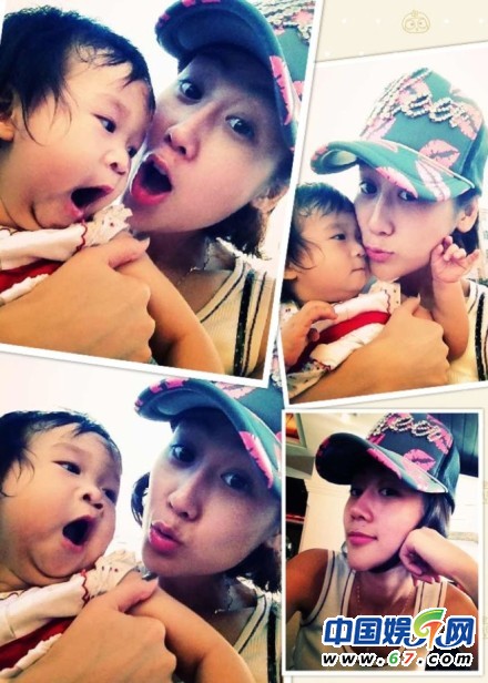 陳浩民愛(ài)女小雅薷可愛(ài)