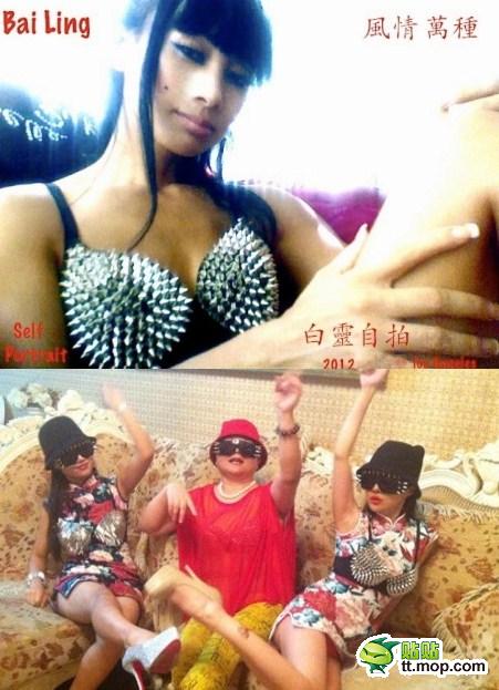 又是一個跟干露露叫板的艷星！