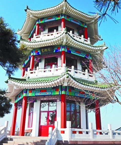 小魚(yú)山公園施工改造數(shù)月 展現(xiàn)古典之美