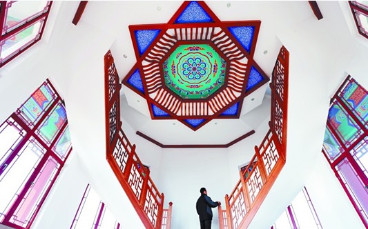 小魚(yú)山公園施工改造數(shù)月 展現(xiàn)古典之美