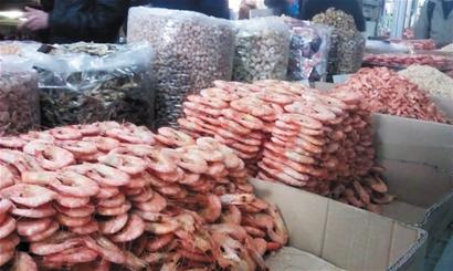 金鉤海米每斤最貴600元 價(jià)格相差10倍 金鉤海米每斤最貴600元 價(jià)格相差10倍