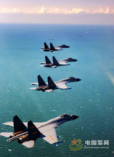 濟南空軍演習(xí)。