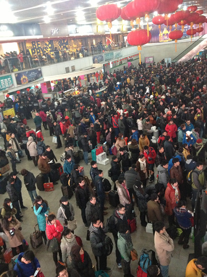 直擊春節(jié)前最后一個客運高峰