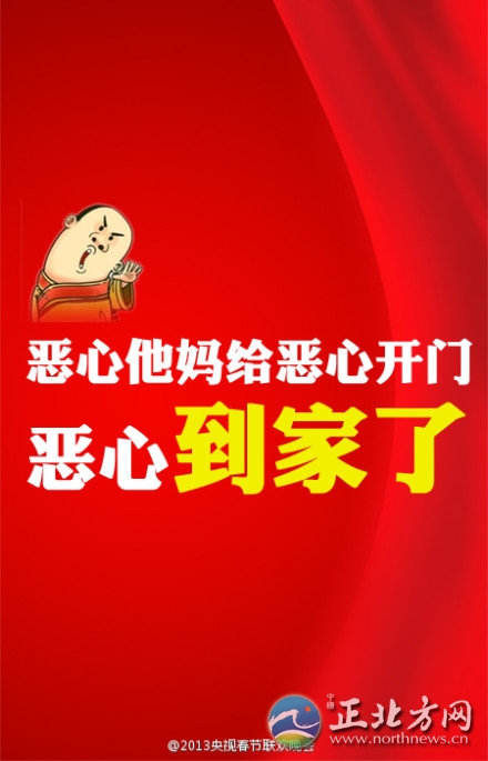 2013央視春晚流行語(yǔ)大盤(pán)點(diǎn) 爆笑圖走紅