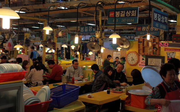 韓國海鮮市場(chǎng)