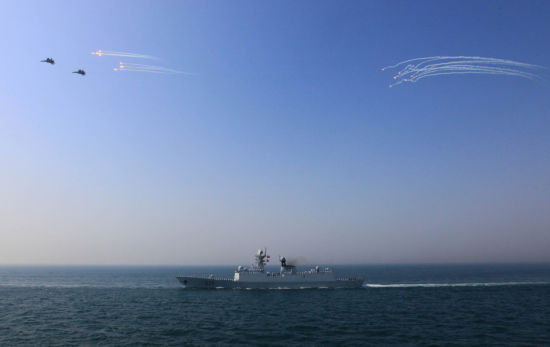 2012年4月，中俄“海上聯合-2012”軍事演習在黃海海域舉行。