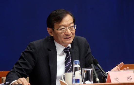 8月25日上午，外交部副部長張明在國新辦舉辦的中國人民抗日戰(zhàn)爭暨世界反法西斯戰(zhàn)爭勝利70周年紀(jì)念活動專題新聞發(fā)布會上答記者問。
