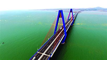 青島4座跨海大橋盤點 膠州灣大橋世界最長